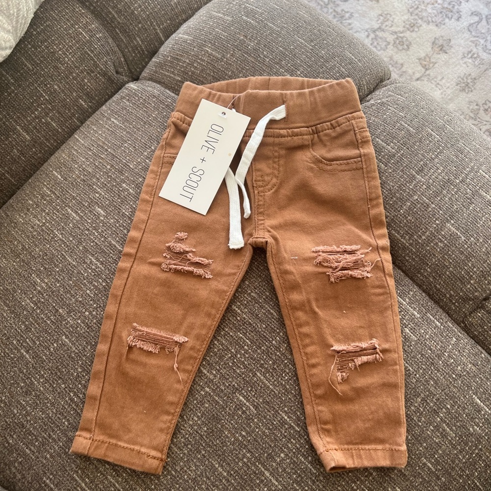 Baby boys Olive + scout jeans